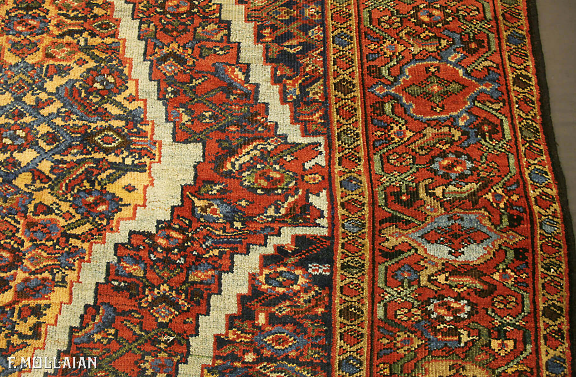 Antique Persian Mahal Carpet n°:55979612